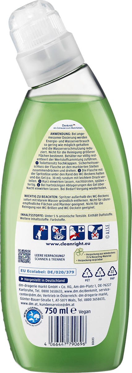 Nettoyant WC nature, 750 ml