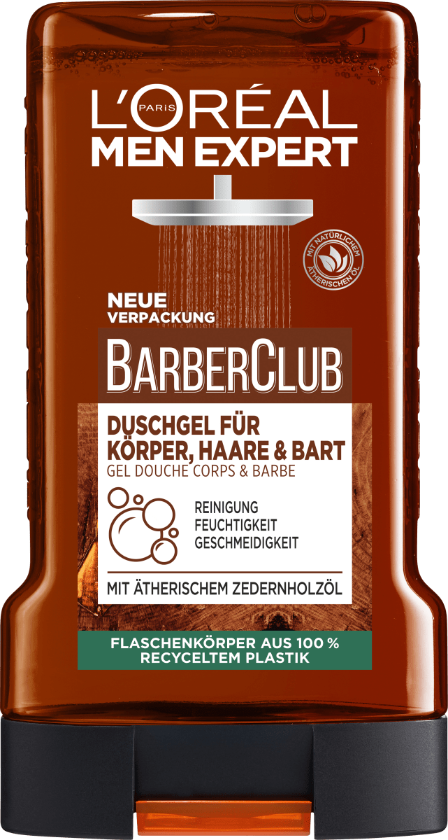 Gel douche Barber Club 3in1, 250 ml
