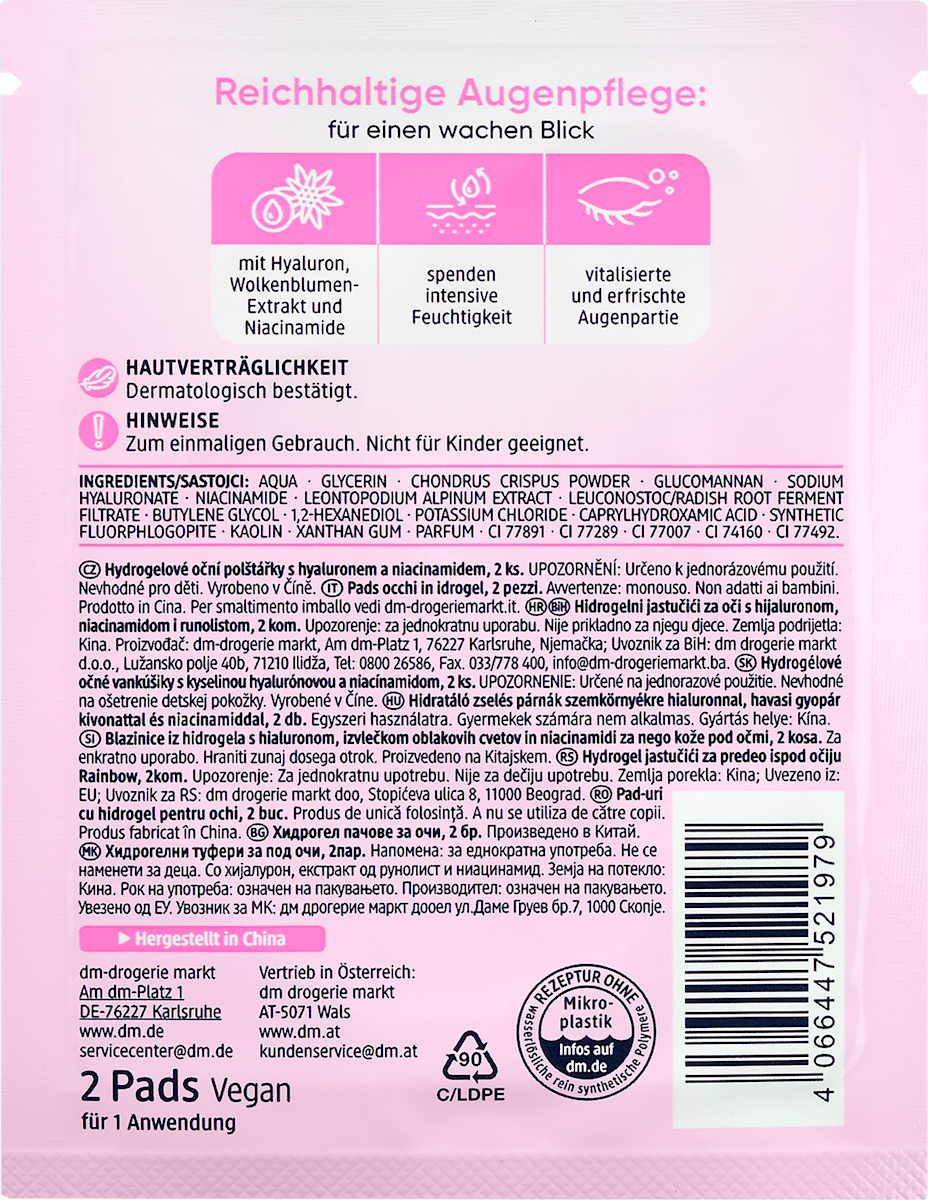 Paupières Hydrogel Rainbow (1 paire), 2 pces