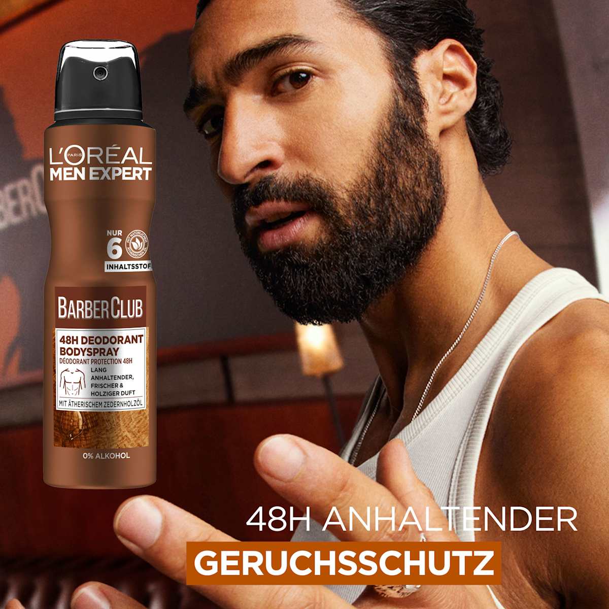 Déodorant en spray Barber Club, 150 ml