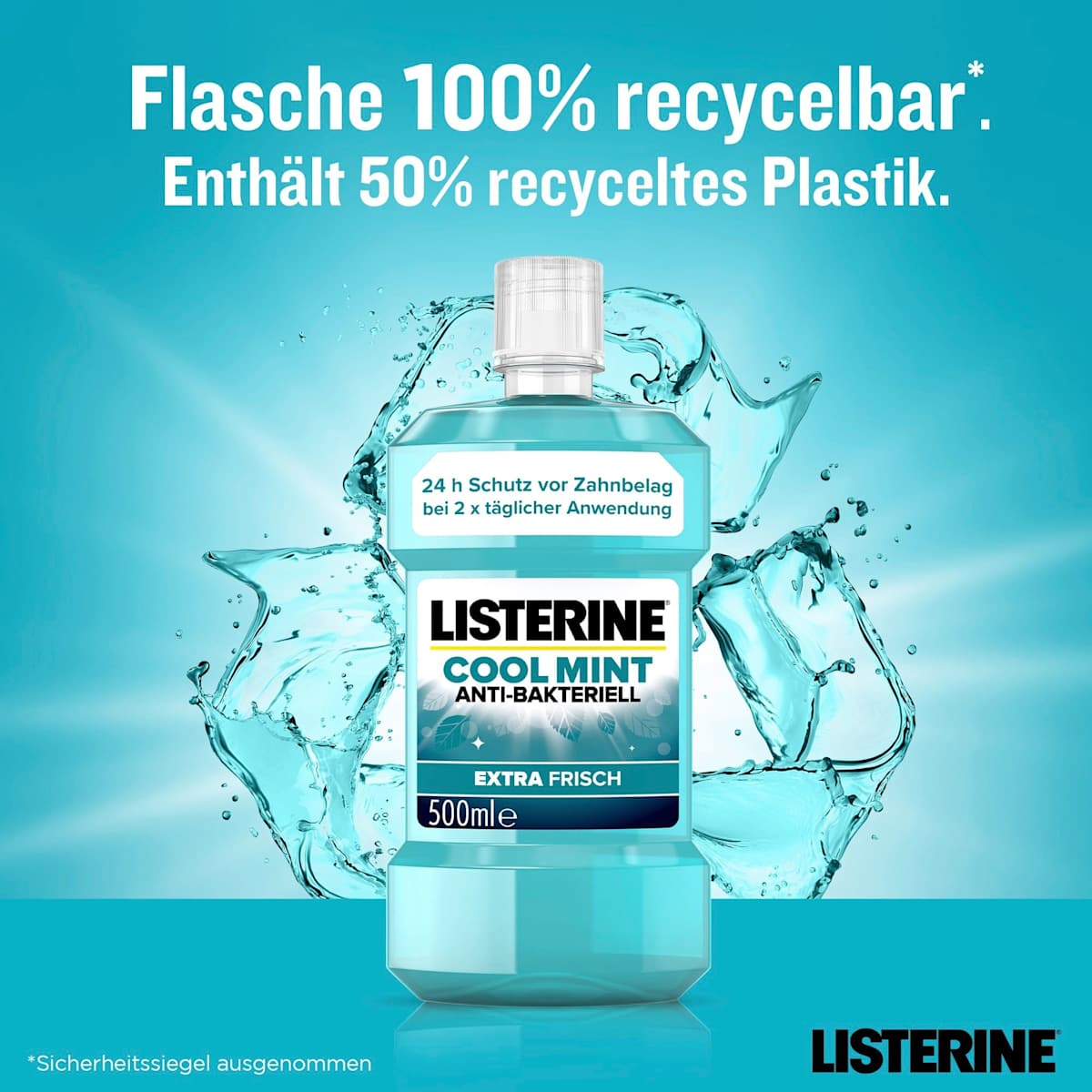 Bain de bouche Cool Mint, 500 ml