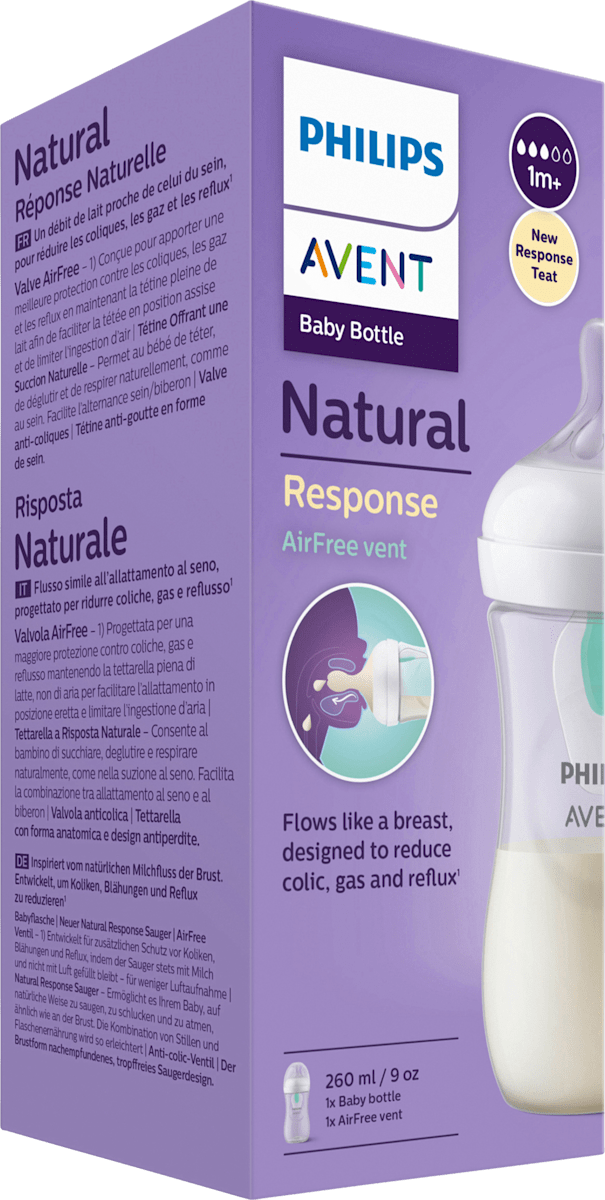 Biberon Natural Response AirFreeVentil 260ml, 1 pc