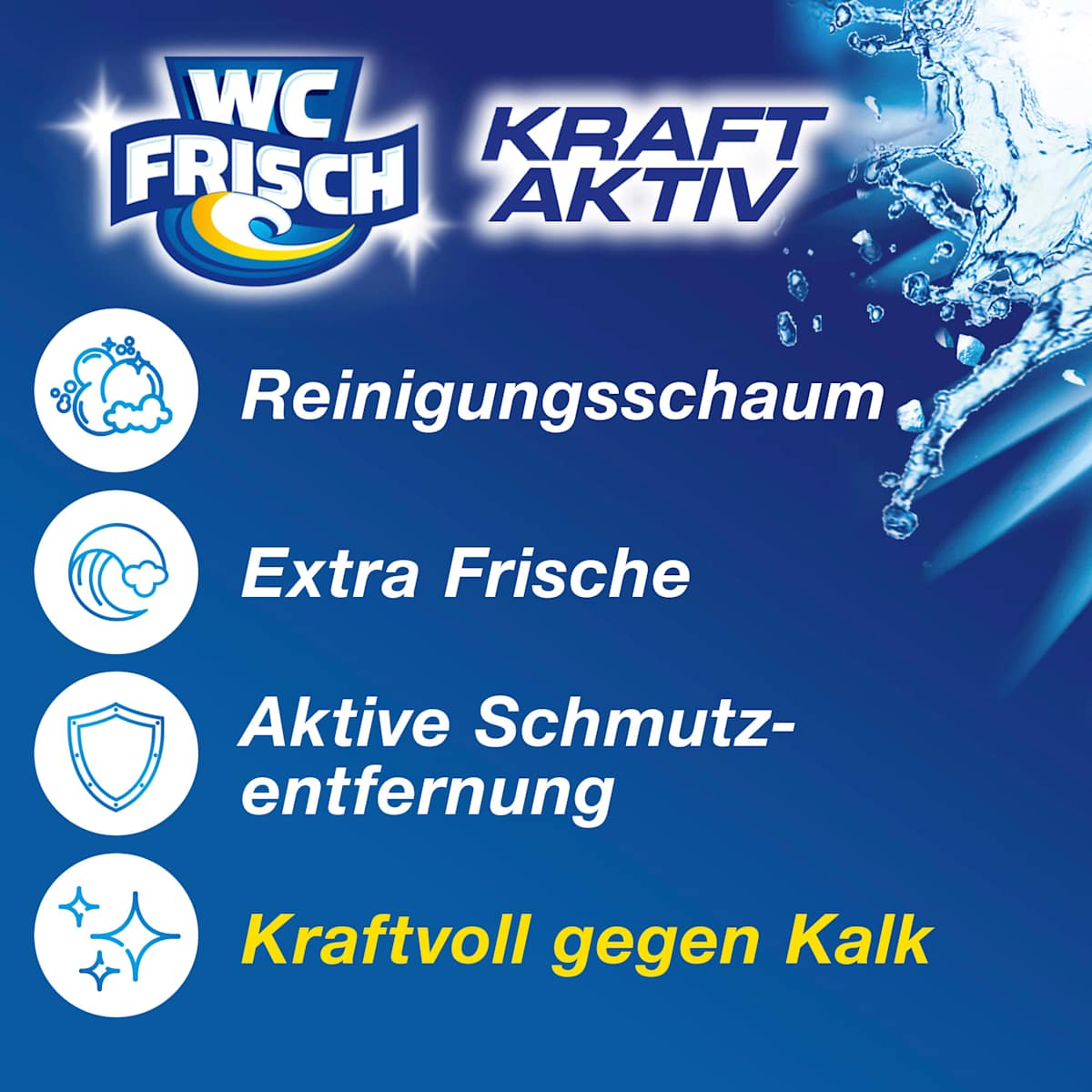Gel nettoyant WC fraîcheur océan, 750 ml