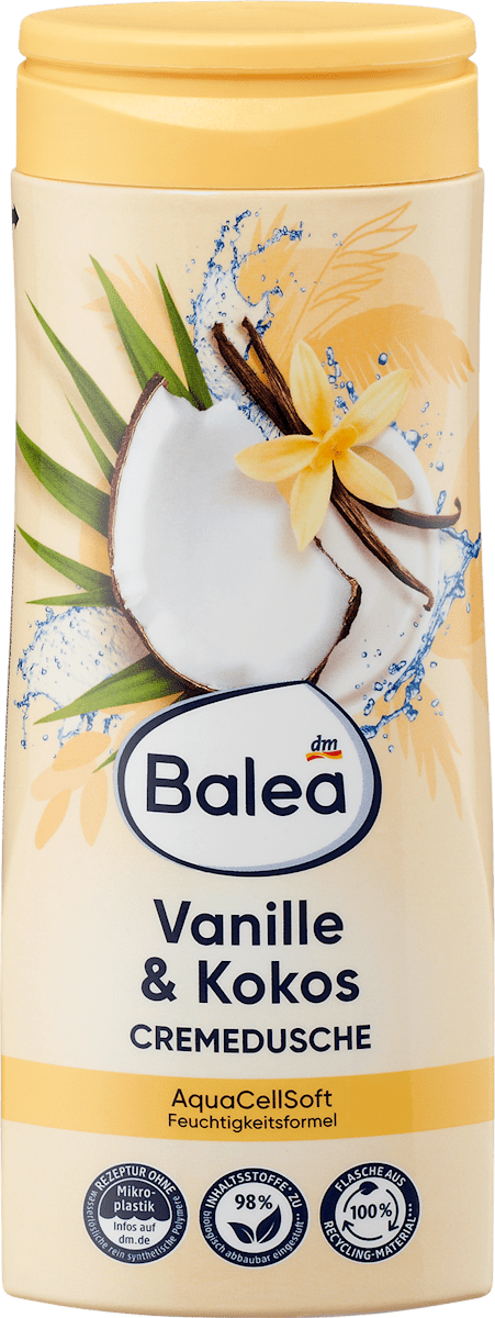 Gel douche Vanille & Noix de coco, 300 ml