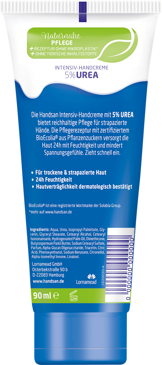 Crème pour les mains 5 % Ruea, 90 ml