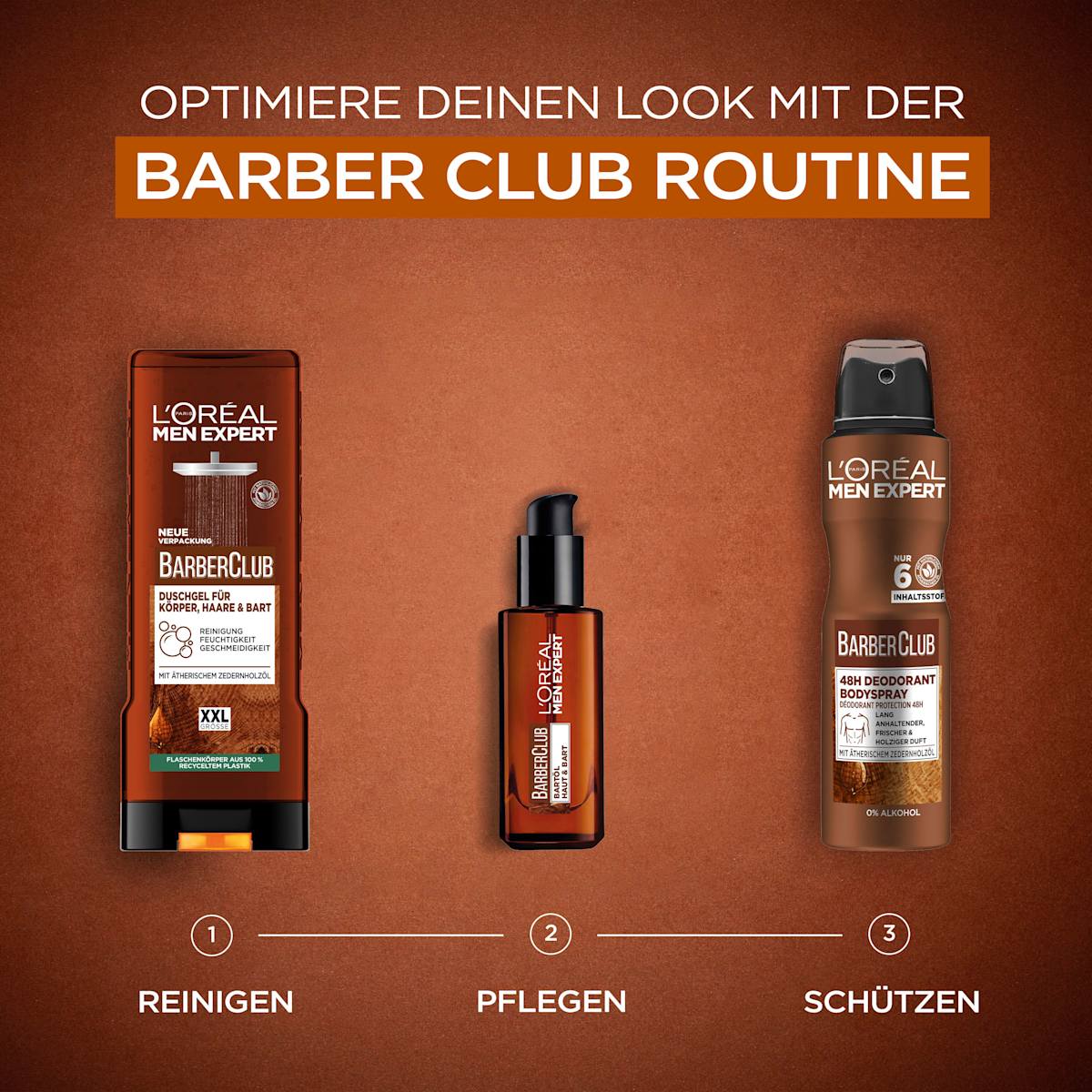Déodorant en spray Barber Club, 150 ml