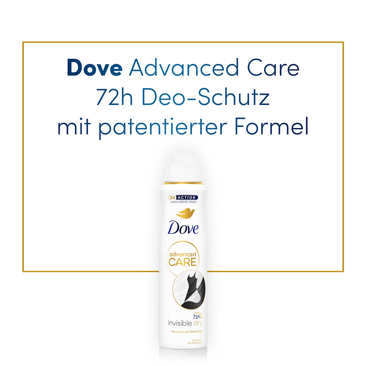 Déodorant spray anti-transpirant Advanced Care Invisible Dry, 150 ml