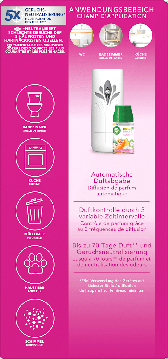 Désodorisant Freshmatic Plaisir d'été Starterset, 1 pce