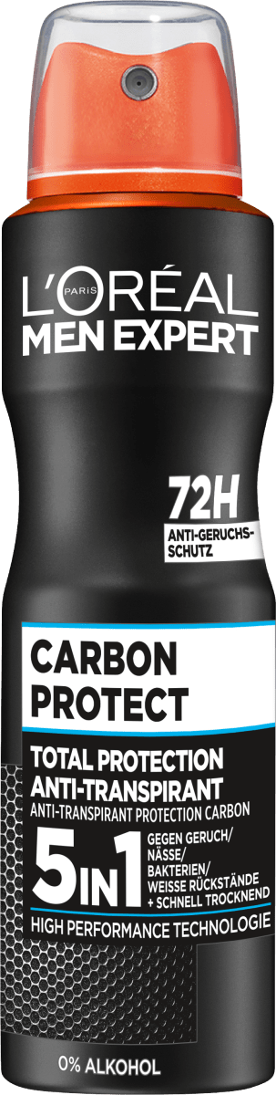 Déodorant spray anti-transpirant Carbon Protect 5in1, 150 ml