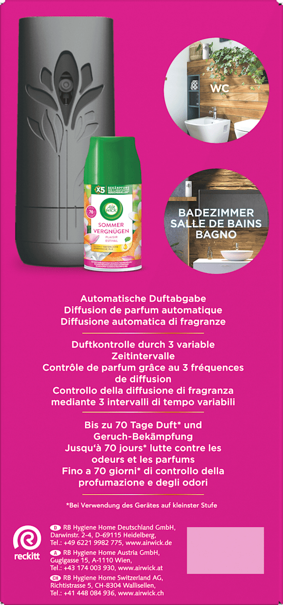 Désodorisant Freshmatic Plaisir d'été Starterset, 1 pce