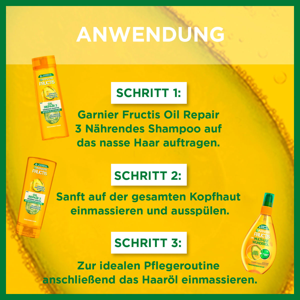 Shampooing Oil Repair, 300 ml
