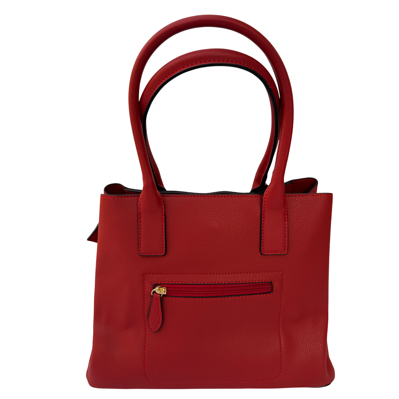 Sac à main en cuir rouge – Jacques Esterel