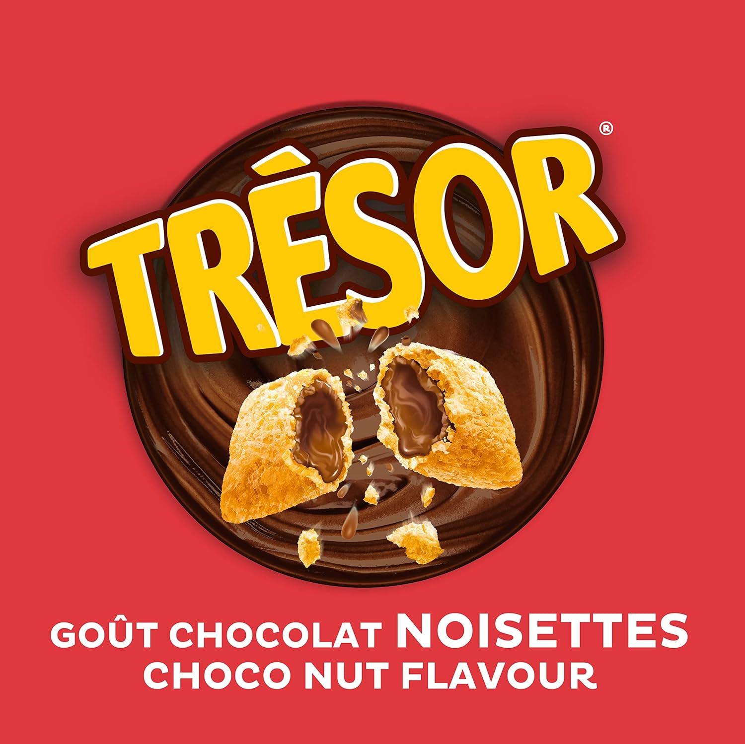 Tresor Choco Nougat avec coussin de céréales croustillant 410 g