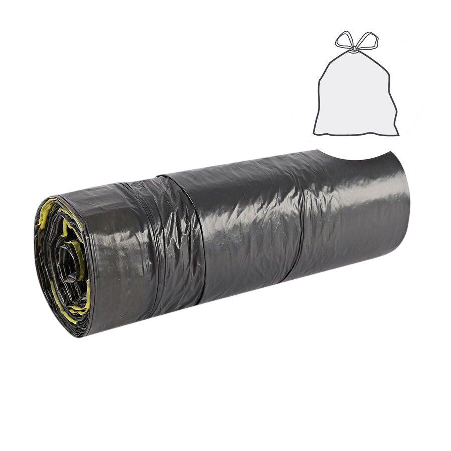 Sacs poubelle noir 60 l - 20 pièces
