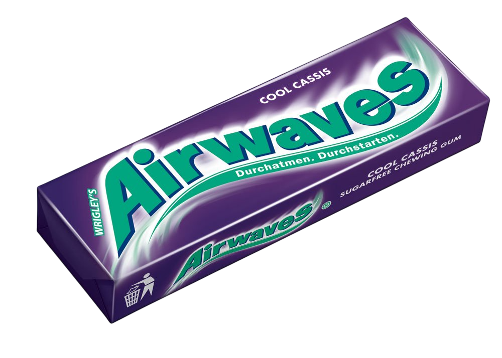 Airwaves Cool CASSIS Chewing-Gum Sans Sucres