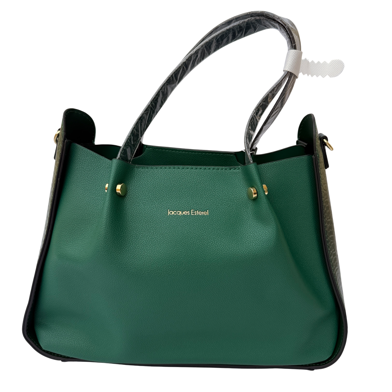 Sac Cabas Élégance Vert – Jacques Esterel