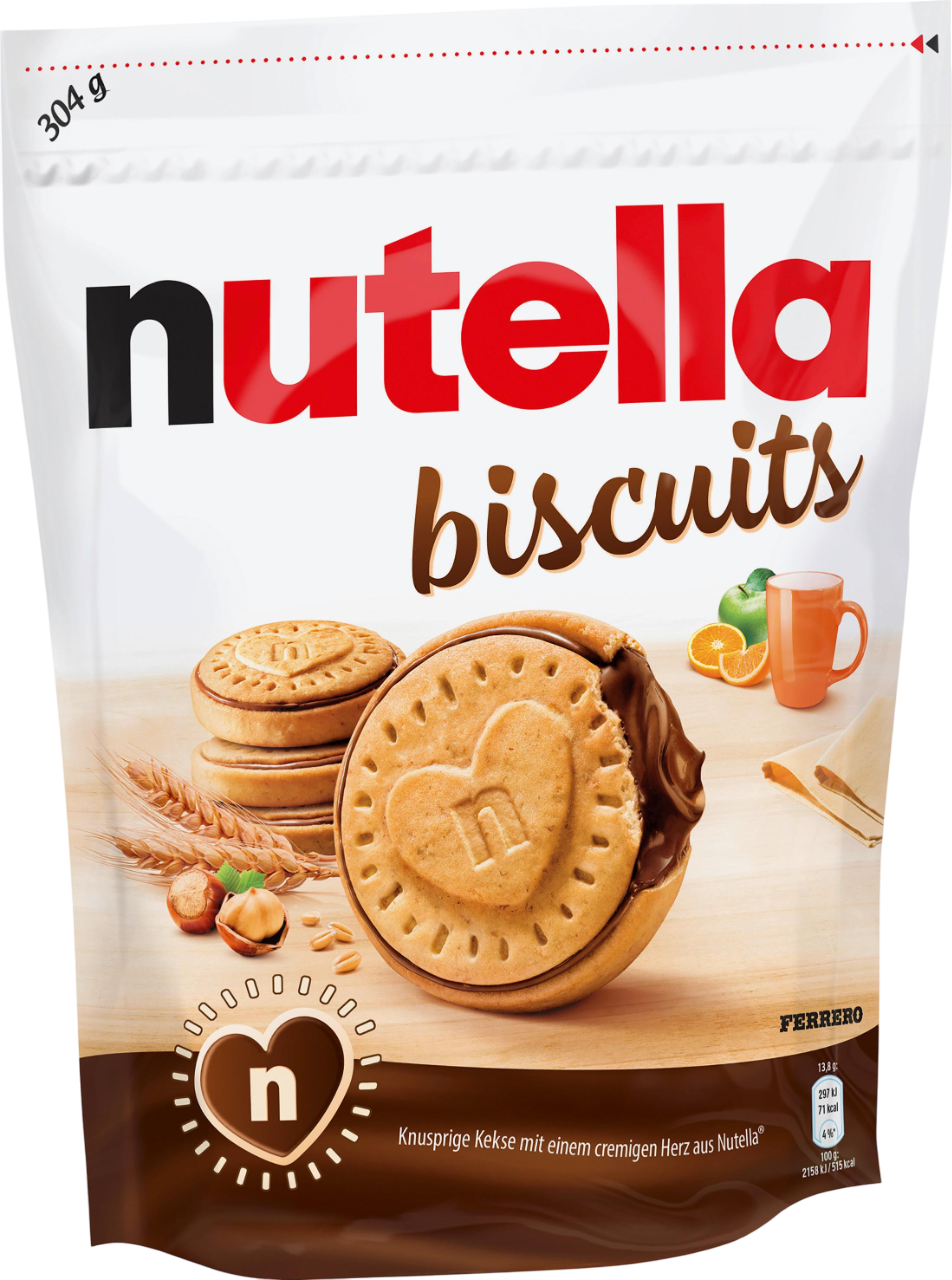 Ferrero Nutella Biscuits, biscuit, sachet de 304g