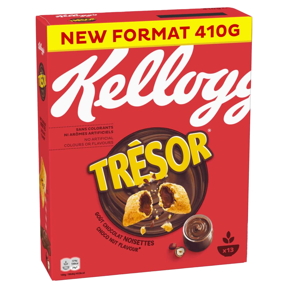 Tresor Choco Nougat avec coussin de céréales croustillant 410 g