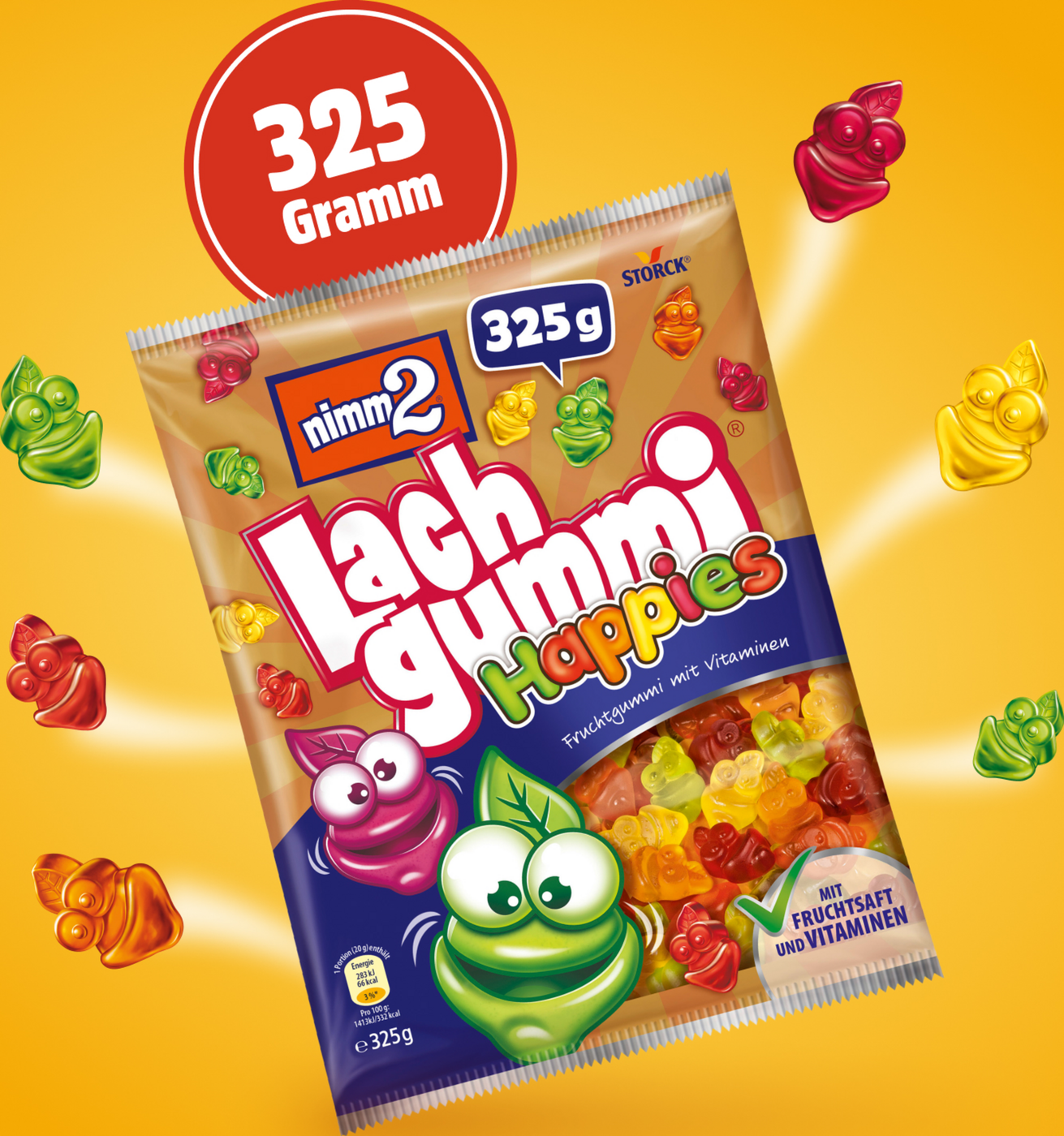 Lachgummi Happies
