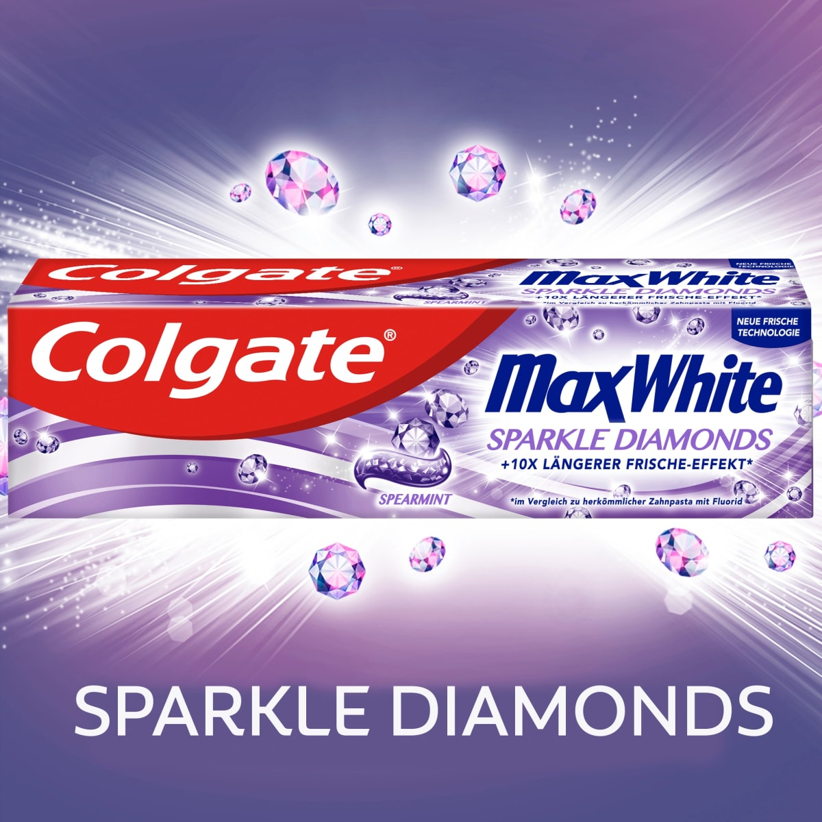 Dentifrice Max White Sparkle Diamonds, 75 ml