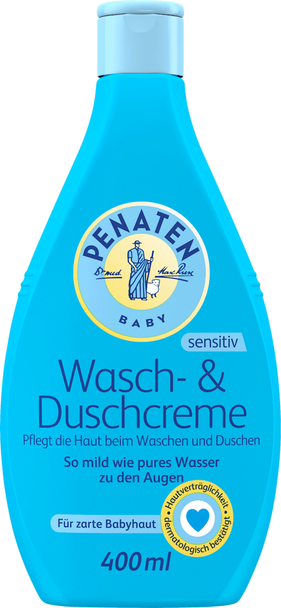 Crème lavante et de douche pour bébé, 400 ml