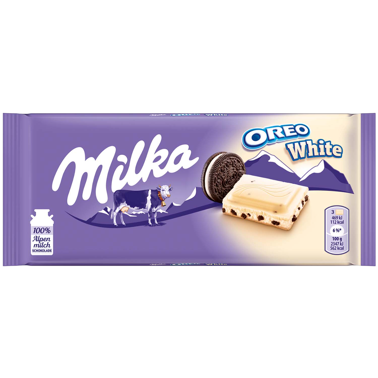 Oreo MILKA Tablette de Chocolat Blanc
