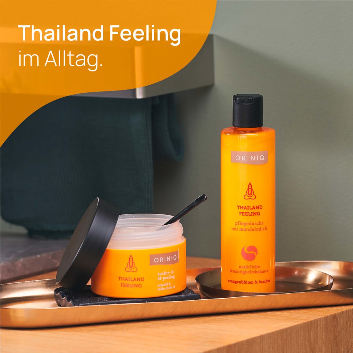 Exfoliant corporel Thailand Feeling Sucre, huile d'argan & sacha inchi, 250 g