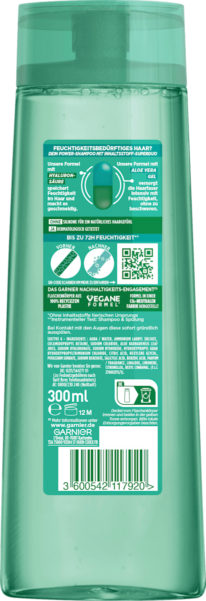 Shampooing Hydra Aloe, 300 ml