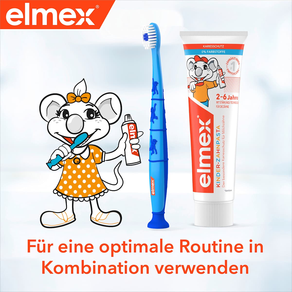 Dentifrice pour enfants, 2-6 ans, 50 ml