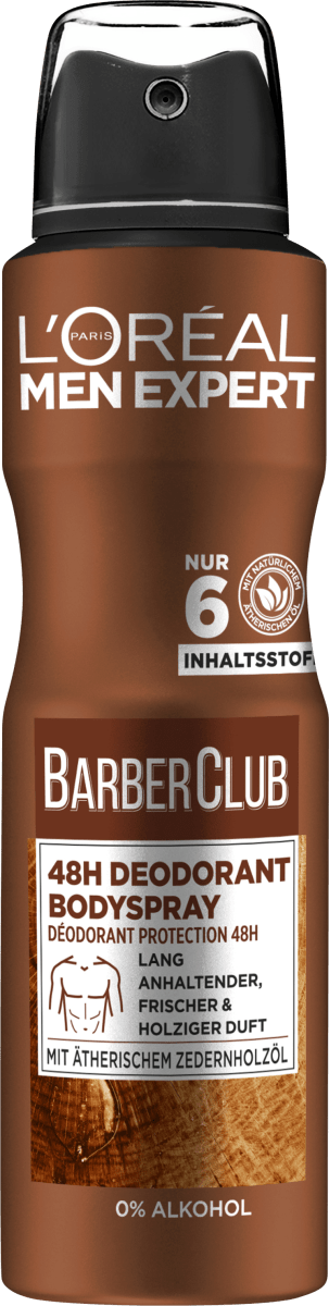 Déodorant en spray Barber Club, 150 ml