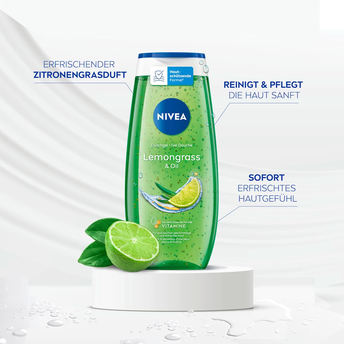 Gel douche Lemongrass & Oil, 250 ml