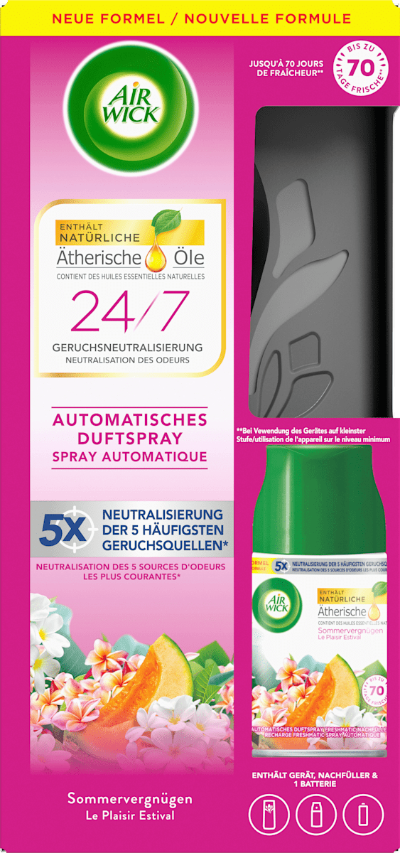 Désodorisant Freshmatic Plaisir d'été Starterset, 1 pce