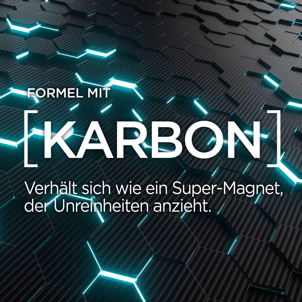 Gel douche Pure Carbon avec carbone, Multi Action 5in1, 250 ml