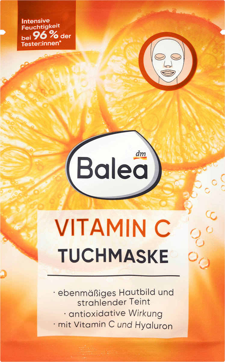 Masque en tissu Vitamine C, 1 pc