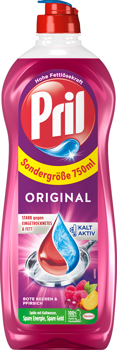 Liquide vaisselle Baies & Pêche, 750 ml