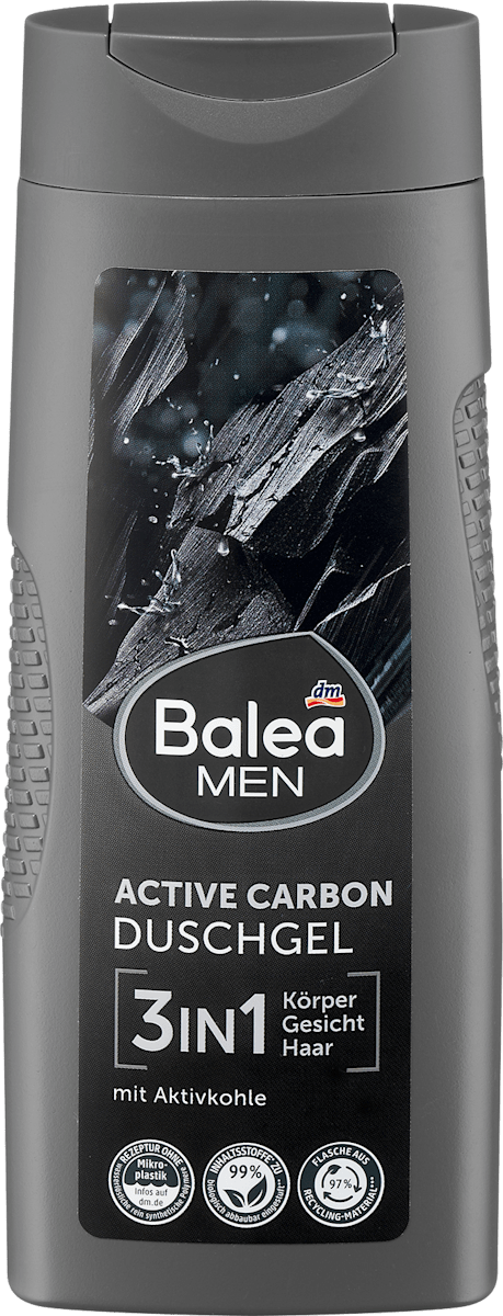 Gel douche Active Carbon 3in1, 300 ml