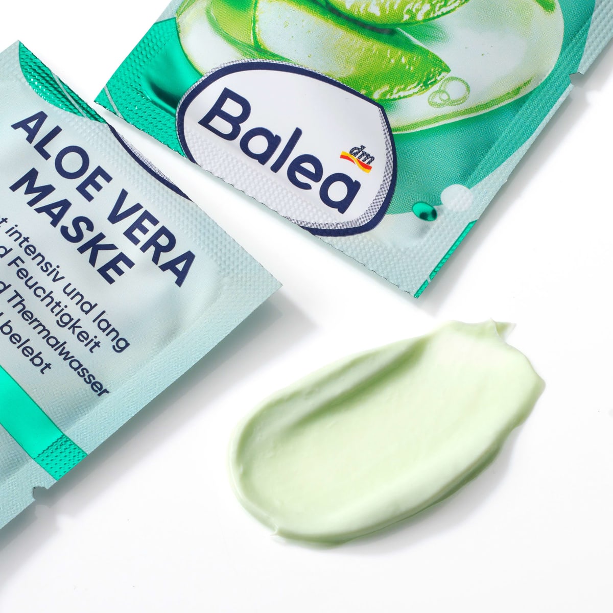 Masque visage à l'aloe vera (2x8 ml), 16 ml