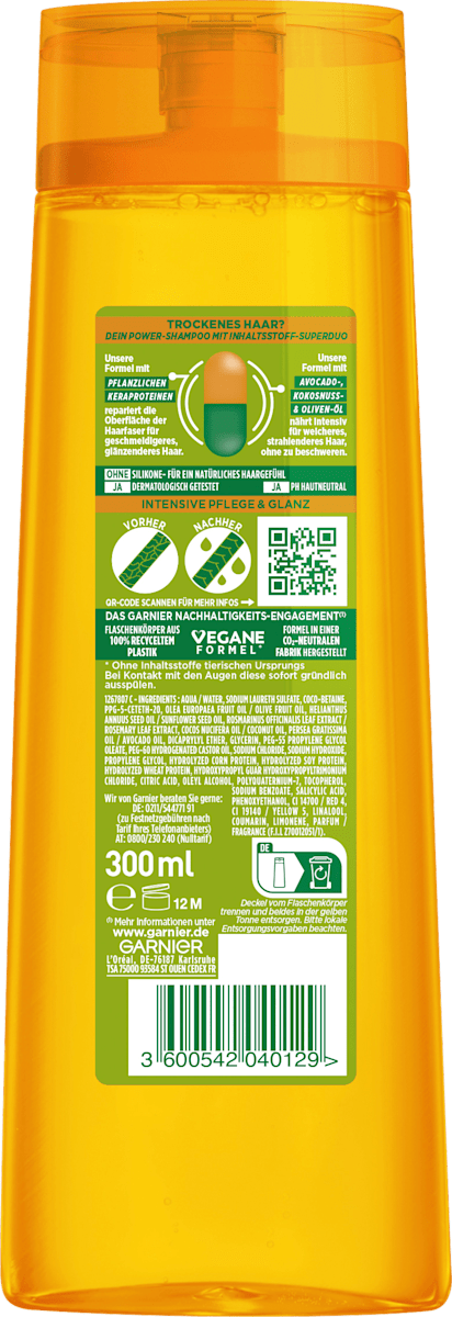 Shampooing Oil Repair, 300 ml