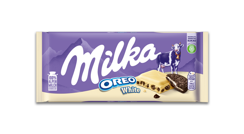 Oreo MILKA Tablette de Chocolat Blanc
