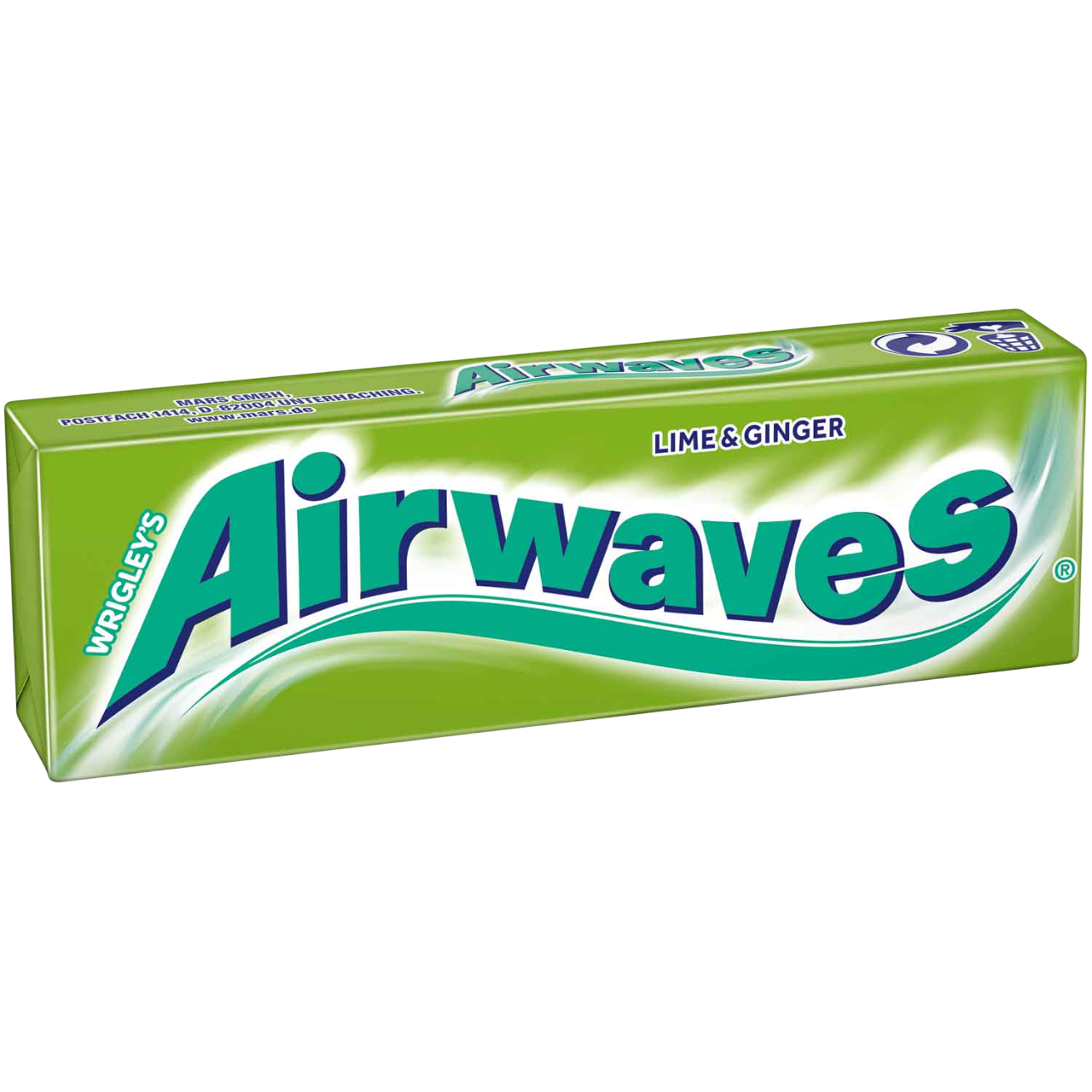 Airwaves Lime & Ginger Chewing-Gum Sans Sucres