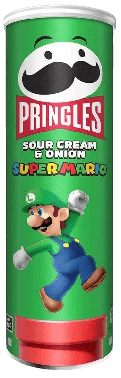Pringles Crème aigre et oignon Ed. Mario 165gr.