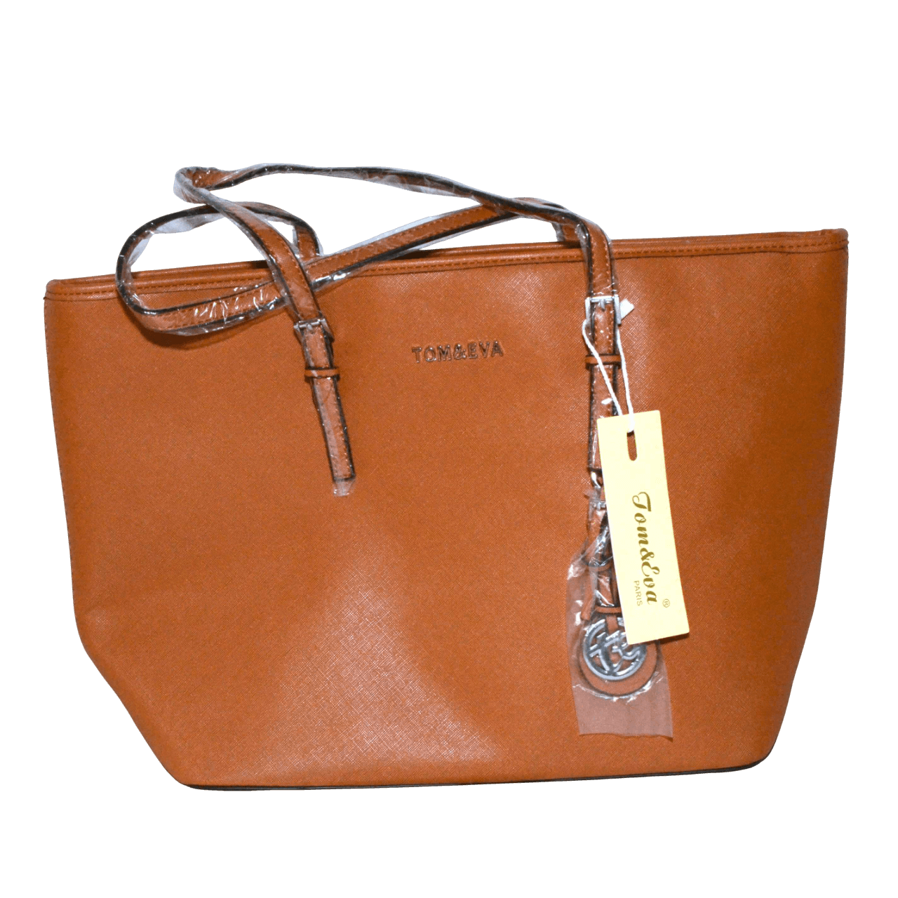 Sac Cabas Élégant TOM&EVA – Marron Caramel